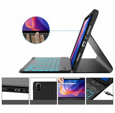 Këllëf me tastierë Tech-Protect SC Pen, për Xiaomi Redmi Pad 2 11", Bluetooth, i zi