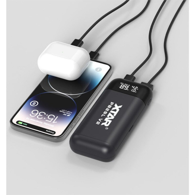 Karikues portativ Xtar PB2SL V2, power bank 2 slote, USB A dhe USB C, i zi