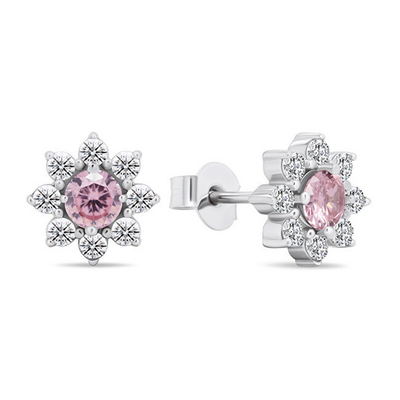 Vathë Brilio Silver Flowers EA577WP