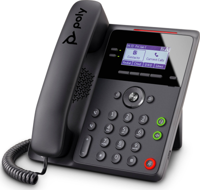 Телефон VoIP Poly Edge B10, 8 линии, конференција до 5 лица, црн