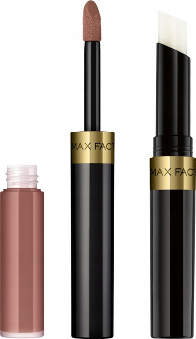 Buzëkuq Max Factor Lipfinity 24 HRS Gilded Edition 185 Warm Glow, 4.2g, që rri 24 orë, nuancë nude e ngrohtë