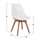 Set tavolinë 5-pjesësh 110×70×76 cm Sonama & karrige Vegas ulëse e bardhë (HM11015), bardhë