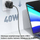 Karikues muri USAMS T54 GaN, 40W, 2x USB C PD, i zi