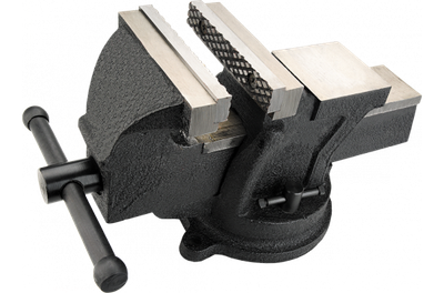 Kllapë fikse Topex Swivel 07A212, bazë rrotulluese, 125mm, metal i zi