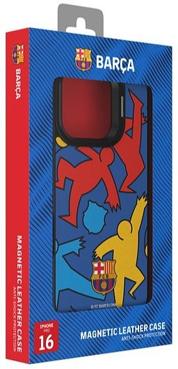 Këllëf telefoni OCPC FC Barcelona, lëkurë PU, me mbajtëse, kundër rrëshqitjes