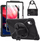 Mbrojtëse e blinduar 4kom.pl për Lenovo Idea Tab 11", me xham dhe rrip, e zezë