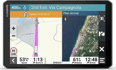 Navigim GPS Garmin Camper 895, 8", harta Europë, i zi