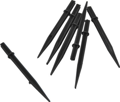 Bordurë kopshti me shteg drejtues, set 32 copa, 410 cm, ngjyrë e zezë