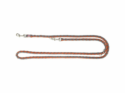 Set qafore dhe leckë Trixie Cavo V Leash S M, e rregullueshme, për qen të vegjël dhe të mesëm, portokalli