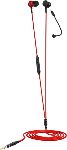 Kufje gaming BLOW B-16, me mikrofon, jack 3.5 mm, të zeza me të kuqe