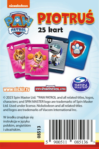 Loja me letra Trefl Paw Patrol Piotruś, 25 letra, 4+