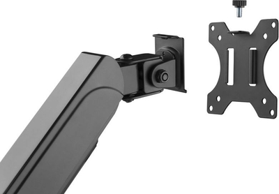 Mbajtëse monitori Alumodel 650132, 17"-32", gas spring, alumini i zi