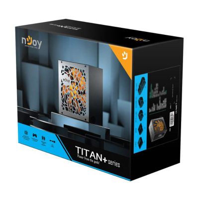 Furnizues energjie NJOY TITAN+ 750W, 80+ Bronze, ATX, i zi