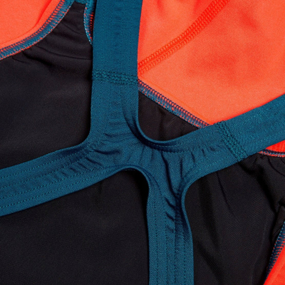 Kostum noti Speedo Fastskin Endurance+ Max Openback Kneeskin, garues për goca, i kuq teal