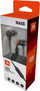 Слушалки JBL T290 In-Ear, црни