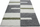 Tapet rrugicë 17 Stories Rohoman, shaggy, 80 x 250 cm, bardhë gri jeshile
