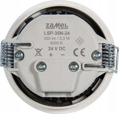 Llambë tavani Zamel SUPLA ZSO-01, set 3 spote LED, 4000K, kontroll Wi-Fi, e bardhë