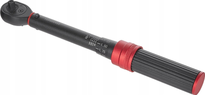 Клуч динамометриски Тварди T00250, 1/2\", 42‑210 Nm, црно црвен