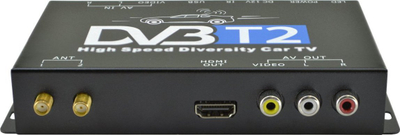 Tuner TV për makinë Nvox DVB T2, MPEG2/4, HDMI USB, i zi