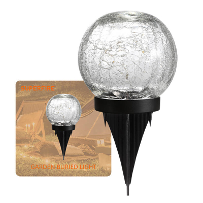 Lampë diellore kopshti Superfire FF16-A, 600mAh, IP65, inox