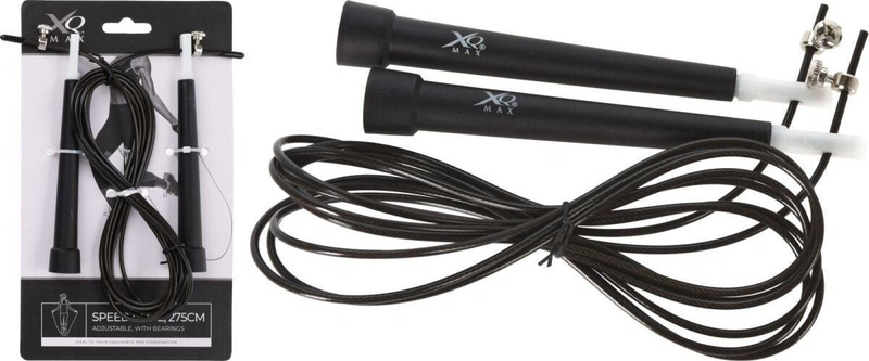 Litar kërcimi XQmax Speed Jump Rope, PVC, i rregullueshëm