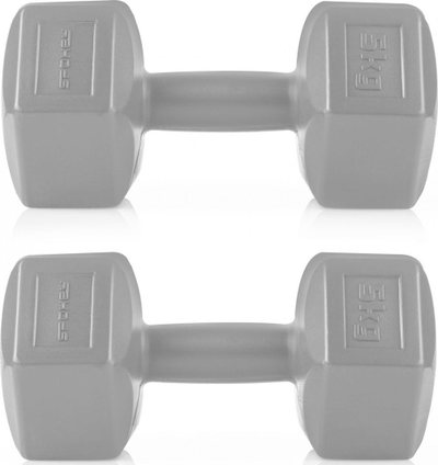 Shtanga Spokey Monster II, 2 x 5 kg, gri