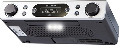 Radio kuzhine Blow RK2, FM DAB+, ekran LCD, argjend