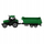Traktor lodër Bruder Deutz 8280 TTV Black Warrior 03162, plastik, i zi