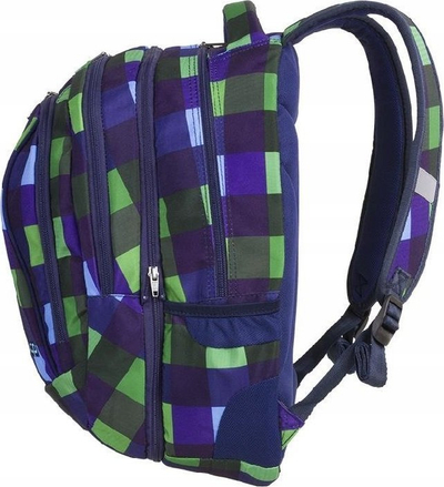 Çantë shkolle CoolPack Combo Criss Cross 82126CP, 2 në 1, 3 ndarje, shumëngjyrëshe
