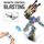 Robot lodër Silverlit Robo Blast, 34cm, programim 20 hapa, i bardhë