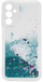 Kapak telefoni iLike Samsung Galaxy A35, silikoni, glitter me lëng, blu