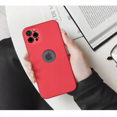 Futrollë telefoni Forcell Soft për iPhone 15, silikon, e kuqe