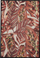 Pikturë murale FLORESTA Canvas, 63x99 cm, me lule, ngjyrë burgundy