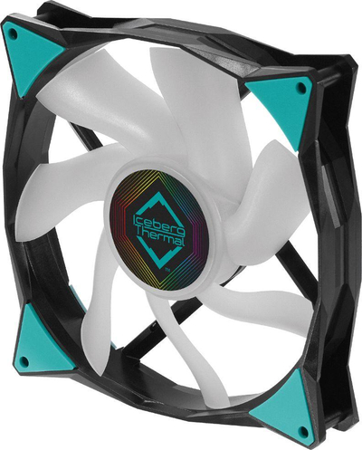 Ftohës Iceberg IceGALE ARGB, 140 mm, i zi