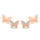 Vathё Brilio Silver Butterflies EA631R