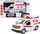 Lodër ambulancë Artyk City Vehicle, pull back, me drita edhe zë, e bardhë