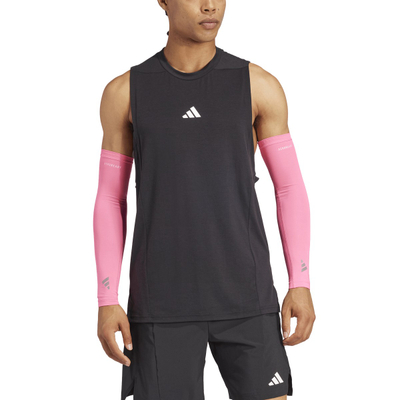 Mëngë krahu Adidas AEROREADY Unisex, sportive, rozë