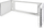 Kornizë muri për rack Digitus Wall Mounting Patch Bracket, 19", metal, e bardhë