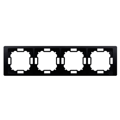 Perde dritareje Simon Basic Neos BMRC4/28, blackout, me unaza, grafit mat