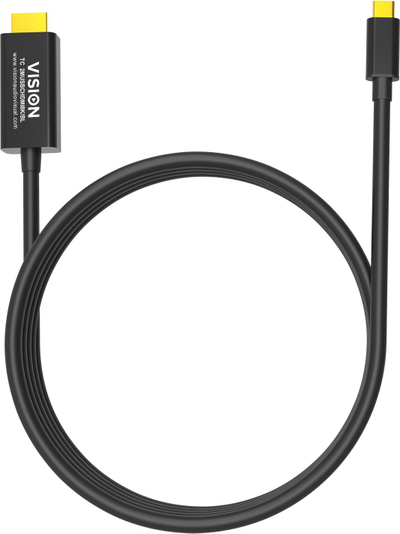 Kabllo USB C në HDMI Vision TC 2MUSBCHDMI8K, 2m, USB 3.2 Gen 2, e zezë