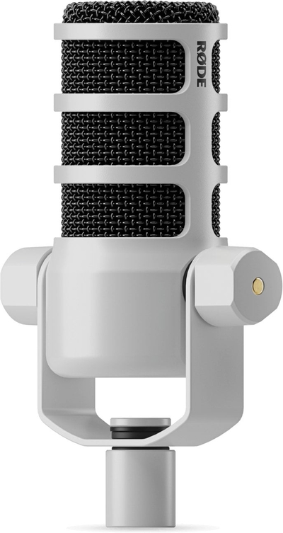 Динамички микрофон Rode PodMic USB, broadcast, USB, бел