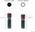 Elektrik dore MAUL LED Flashlight, 3W, rreze gjer në 150 m, i zi