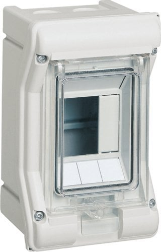 Panel shpërndarës modular Hager Vector VE103PN, 1x3 module, IP65, i bardhë