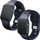 Rrip ore 3mk Silicone për Apple Watch, 38 40 41mm, gri
