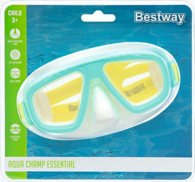 Maskë noti Bestway, për fëmijë, lente polikarbonat, mbrojtje UV
