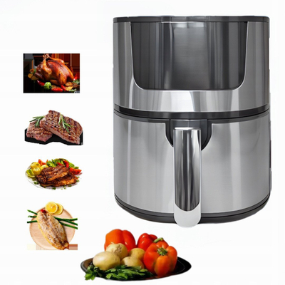 Fritezë me ajër Linbox Oil-free, 4.5L, 1400W, inox e zezë