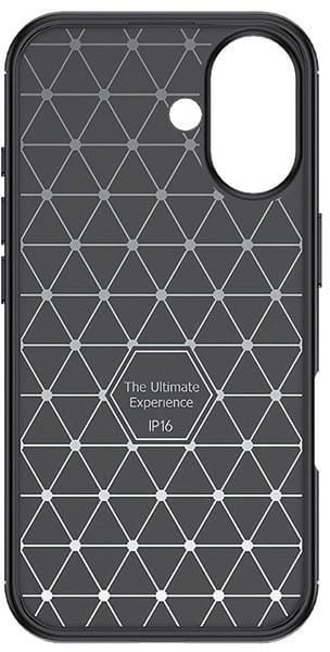 Mbulesë telefoni Beline Carbon Armor për iPhone 16 Plus 6.7\", e zezë