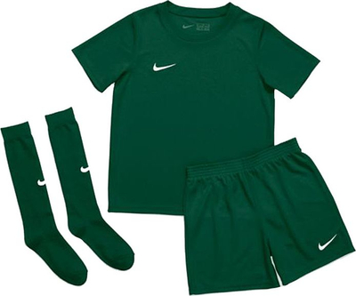 Set futbolli për kalamaj Nike Dry Park 20 Jr CD2244-302, teknologji Dri FIT, jeshil