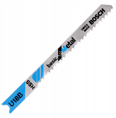 Tehe sharre penduli Bosch U118B, U-Shank, set 2 copë, për metal