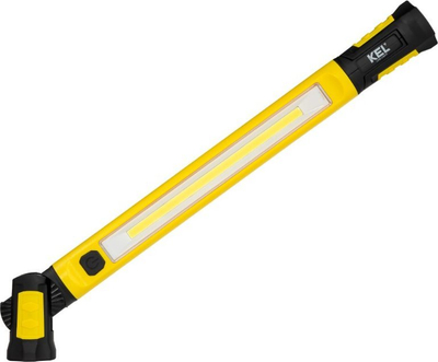 Lampë pune LED LWP-3 W-00337, 10W COB, 1000lm rikarikueshme, e verdhë